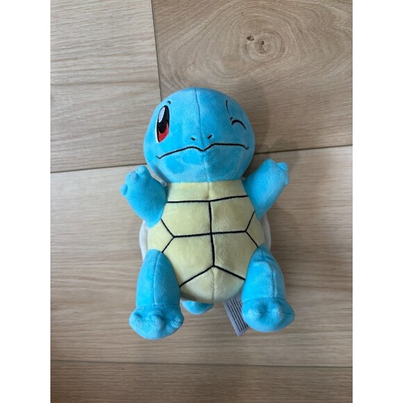 Pokémon Nintendo Squirtle Winking 8" Plush Stuffed Animal Water Starter 2022 - Picture 1 of 5